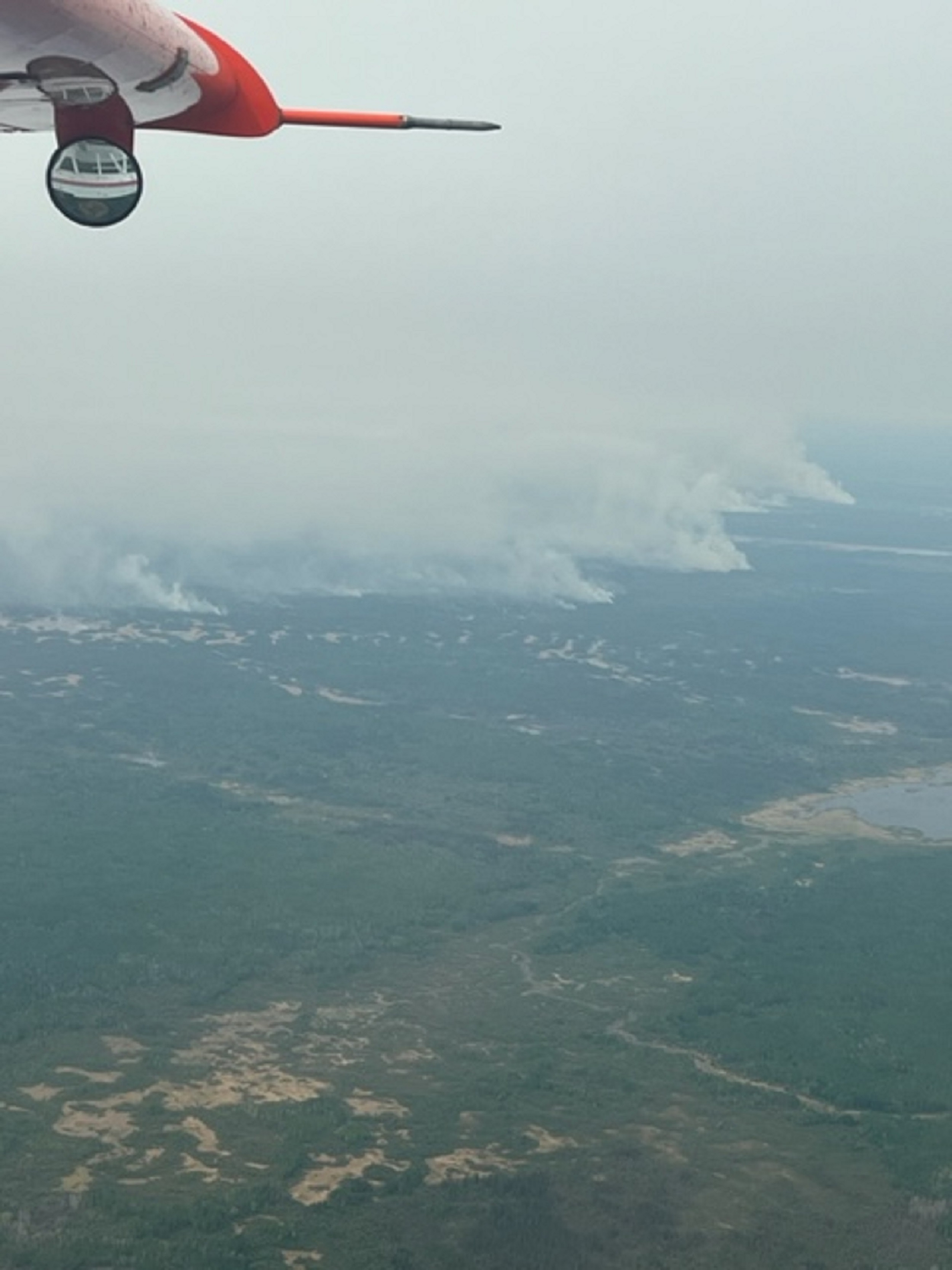 Wildfire With Dense Smoke In The Atmosphere Jpg Fws Gov